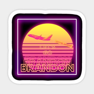 Let's Go Brandon retro / vintage Sticker